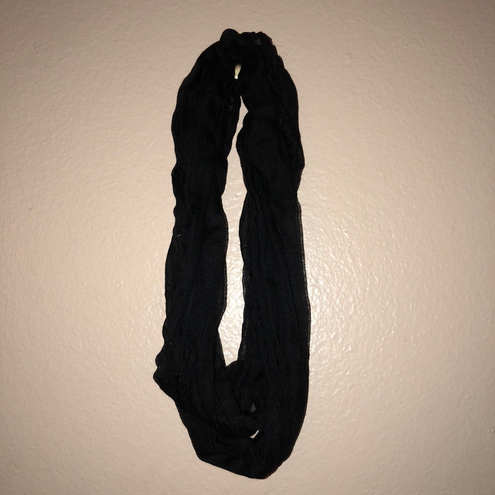 Black Infinity Scarf